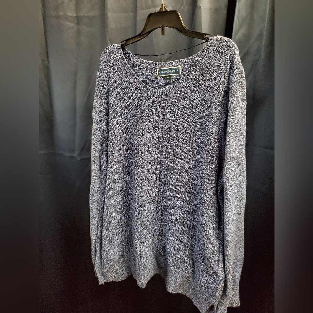 Karen Scott Heather Blue Women's Sweater
